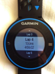 Reviewing mile splits on GPS watches is so easy.