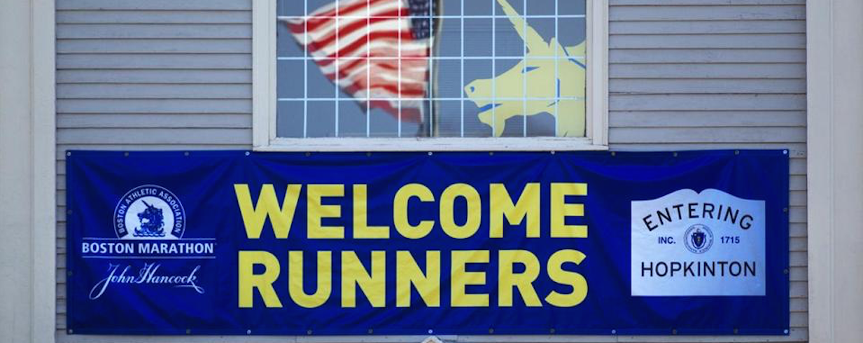 Boston Marathon Banner