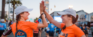 The Biofreeze San Francisco Marathon high five