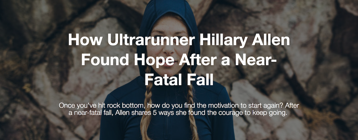 Ultramarathon Runner Hillary Allen