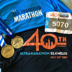The Biofreeze San Francisco Marathon Ultramarathon Bling