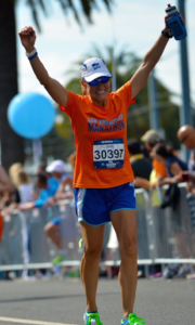 Jody Stoops running The Biofreeze San Francisco Marathon