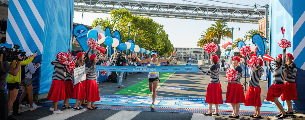 The Biofreeze SF Marathon Finish Line