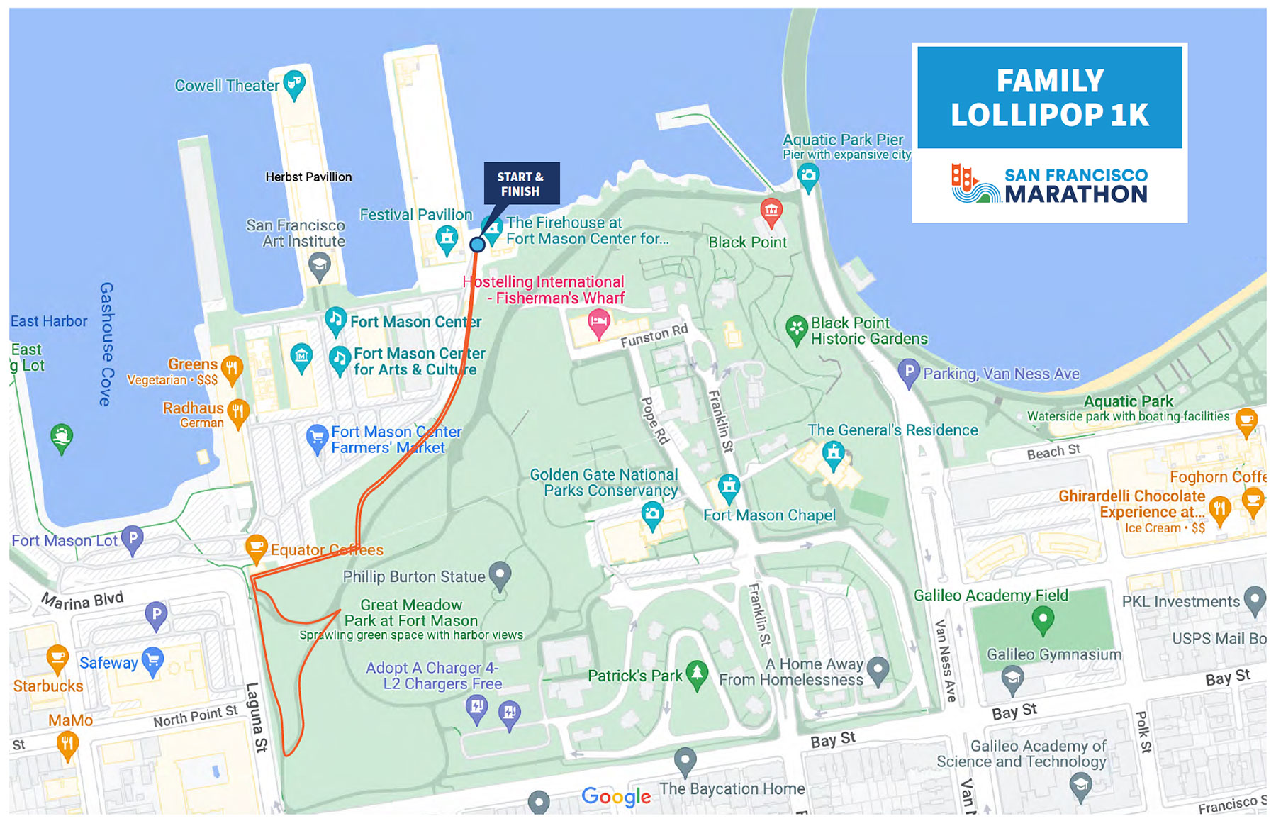 Course Maps The San Francisco Marathon