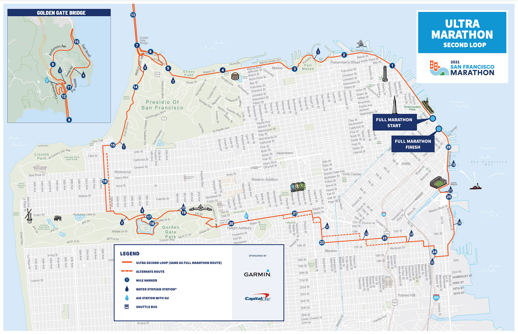 Course Maps The San Francisco Marathon