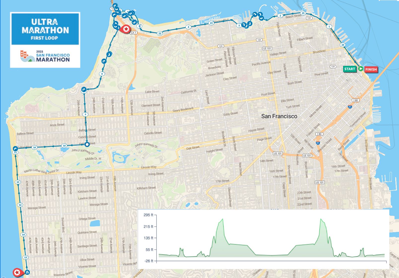 Course Maps The San Francisco Marathon