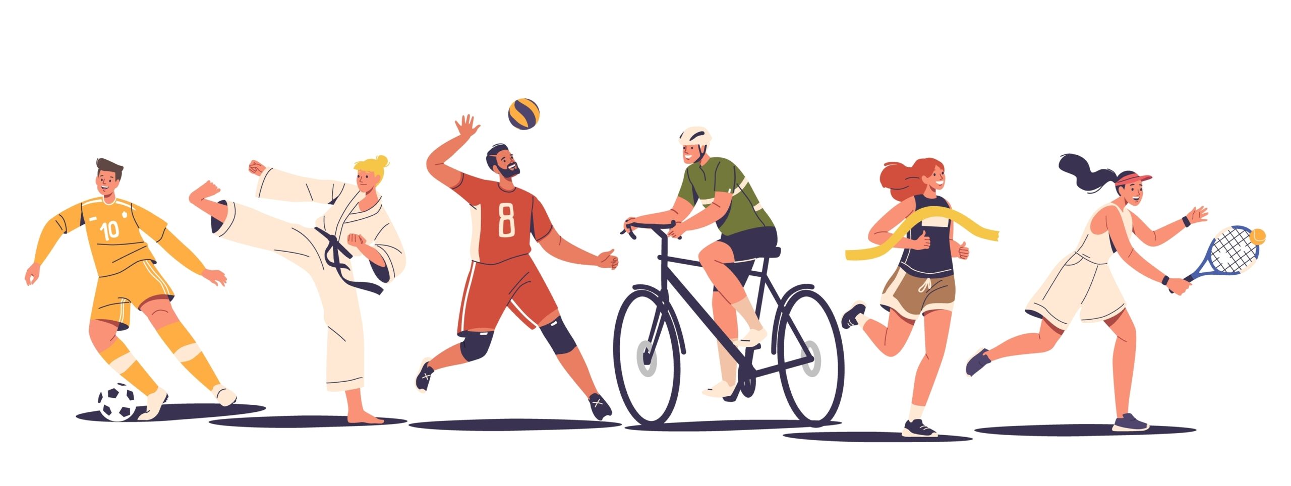 A bunch of athletes do alternative cross-training activities like cycling, yoga, and tennis