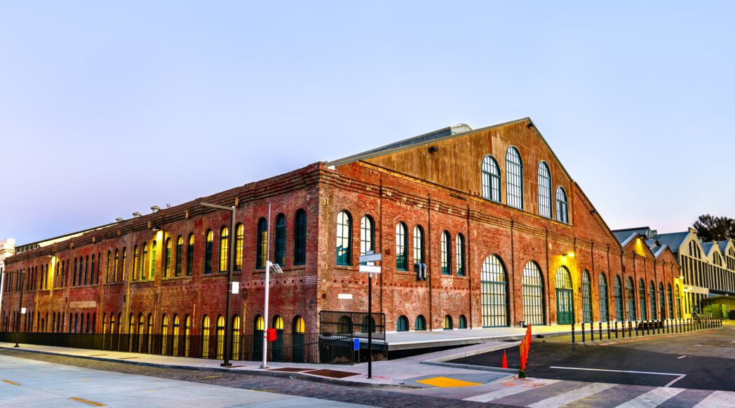 Union Iron Works Historic District at Pier 70 in Dogpatch, Potrero Point in San Francisco - California, United States
