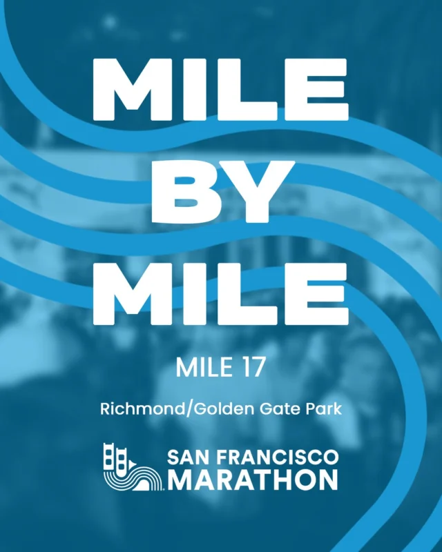 🏁 Mile by Mile – Mile 17! 🏁

You’ve just left the Richmond District and are entering the green heart of San Francisco—Golden Gate Park. 🌳

Lush trails, tall trees, and fresh ocean air offer a welcome shift as you settle into the back half of the course. It’s quieter here, but don’t let the calm fool you—you’re still racing strong through one of the largest urban parks in the country.

Keep following along as we break down the course Mile by Mile on the road to race day!

#SFMarathon #SFM2025 #SanFrancisco #MileByMile
